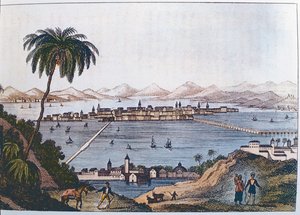 Veduta di Città del Messico, 1714