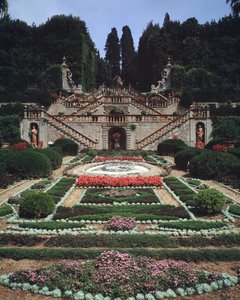 Vista dei giardini da Italian School