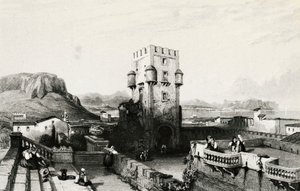 Villa Butera, Bagheria, Sicilia, incisione, Italia da Italian School