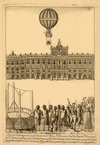 Vista del globo aerostatico