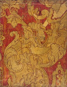 Carta da parati dorata (pelle)