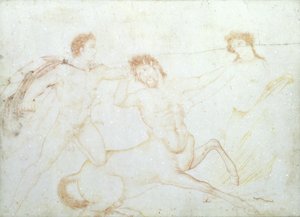 La morte di un centauro, possibilmente Eurytus e Pirithous, Ercolano da Italian School Italian School