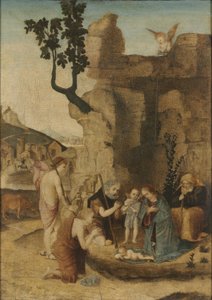 Adorazione dei pastori, c. 1500 da Italian School