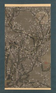 Fiori di pruno bianco e luna da Ito Jakuchu