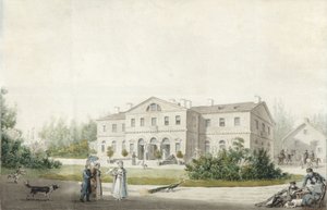 La casa padronale Priyutino, 1830