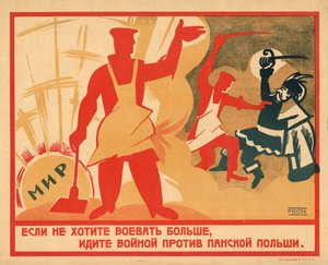 Se non vuoi più combattere, vai a combattere contro la Polonia, 1920 da Ivan Andreevich Malyutin