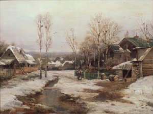 Primavera vicino a San Pietroburgo da Ivan Avgustovich Velz