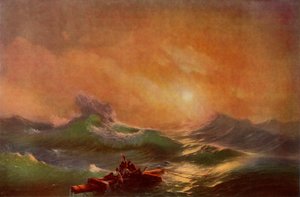 La nona onda, 1850, 1965 da Ivan Ayvazovsky