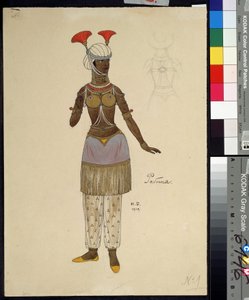 Disegno di costume per l