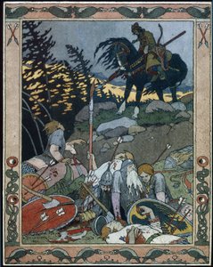 Illustrazione per il racconto Maria delle maree da Ivan Yakovlevich Bilibin