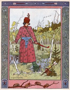La principessa e la rana, c.1899 da Ivan Yakovlevich Bilibin