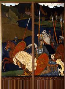 Volga Sviatoslavitch e il suo esercito da Ivan Yakovlevich Bilibin