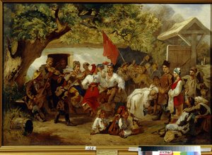 Il banchetto di nozze da Ivan Ivanovich Sokolov