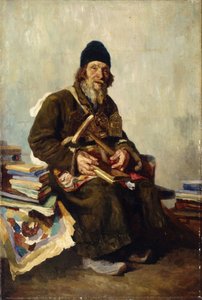 Venditore di icone, 1889 da Ivan Ivanovich Tvorozhnikov