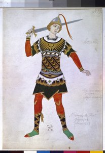 Costume per un guerriero dal balletto 