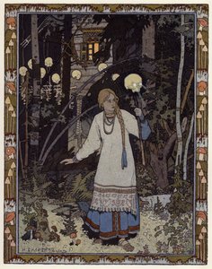 Illustrazione per Vassilisa la Bella da Ivan Yakovlevich Bilibin