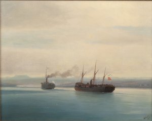Cattura della nave turca Mersina da parte del piroscafo Russia il 13 dicembre 1877, 1877