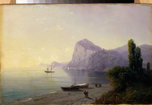 La fortezza di Sudak da Ivan Konstantinovich Aivazovsky