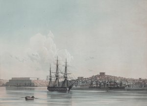 Nuove caserme marine e porto interno di Sebastopoli, 1850