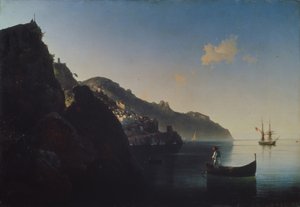 La costa vicino ad Amalfi, 1841