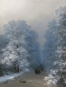 Paesaggio invernale, 1876 da Ivan Konstantinovich Aivazovsky
