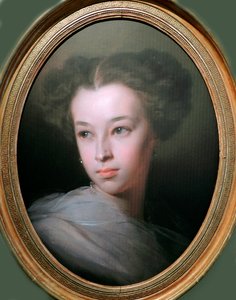Ritratto di Natalia Alexandrovna Pushkina, Contessa di Merenberg (1836-1913), figlia del poeta da Ivan Kosmich Makarov