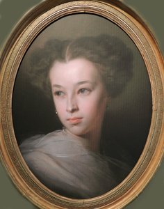 Ritratto di Natalia Alexandrovna Pushkina, Contessa di Merenberg 1836-1913, figlia del poeta, 1849 da Ivan Kosmich Makarov