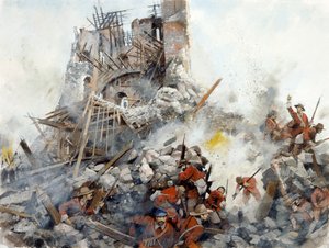 Distruzione del mastio, Guerra civile inglese, Castello di Scarborough