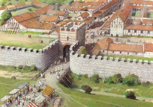 Mura della città romana di Silchester, III secolo
