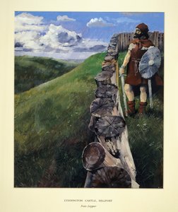 Soldato al Castello di Lyddington Hillfort, Leicestershire, 1994 da Ivan Lapper