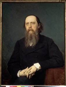 Ritratto dello scrittore Mikhail Saltykov-Shchedrin