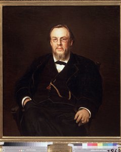 Ritratto del collezionista Dr. Sergei Botkin da Ivan Nikolaevich Kramskoy