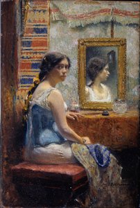 Signora allo specchio