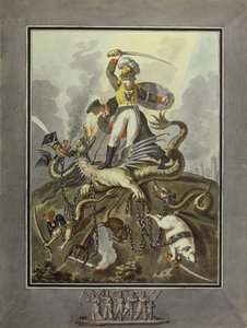 1812. Allegoria da Ivan Philippovich Tupylev