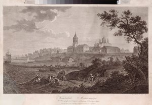 Il monastero Konevsky della Natività della Vergine a Konevets da Ivan Vasilievich Chessky