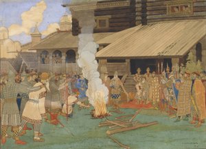 Battesimo di Fuoco da Ivan Yakovlevich Bilibin
