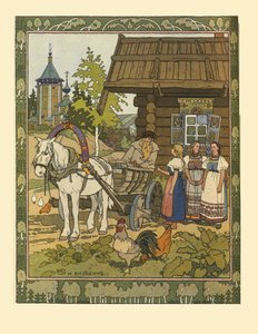 Illustrazione per la fiaba La piuma di Finist il falco, 1901-1902 da Ivan Yakovlevich Bilibin