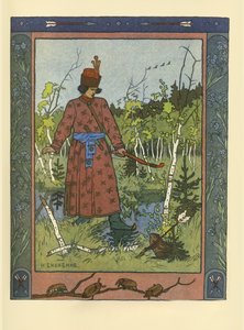 Ivan Tsarevich e la principessa rana da Ivan Yakovlevich Bilibin
