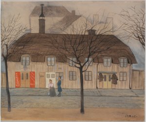 Cameriera e poliziotto da Ivar Axel Henrik Arosenius