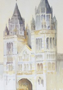 Ingresso principale del Museo di Storia Naturale, Londra, Giorno, 1994 da Izabella Godlewska de Aranda