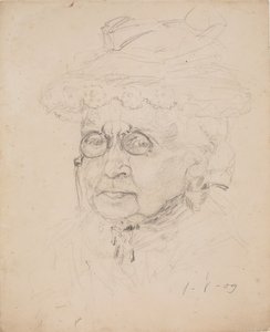Donna con lorgnette da J.A. Jerichau