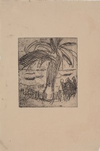 Palma vicino al mare da J.A. Jerichau