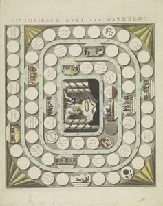 Gioco di Waterloo, 1815 da J.B.D. Wibmer