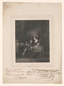 Albrecht Beiling si congeda da moglie e figlio