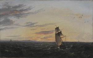 Un paesaggio marino. La costa dell