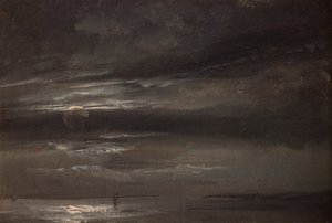 Chiaro di luna sul mare