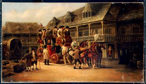 Salire sulla carrozza per Londra, 1879 da J.C. Maggs