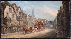 La posta reale da Londra a Exeter che passa per Salisbury, 1895