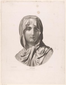 Testa di una vergine vestale (Vestale)