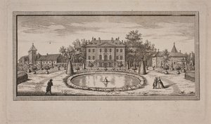 La casa di Bonnet a Genthod da J.F. Clemens